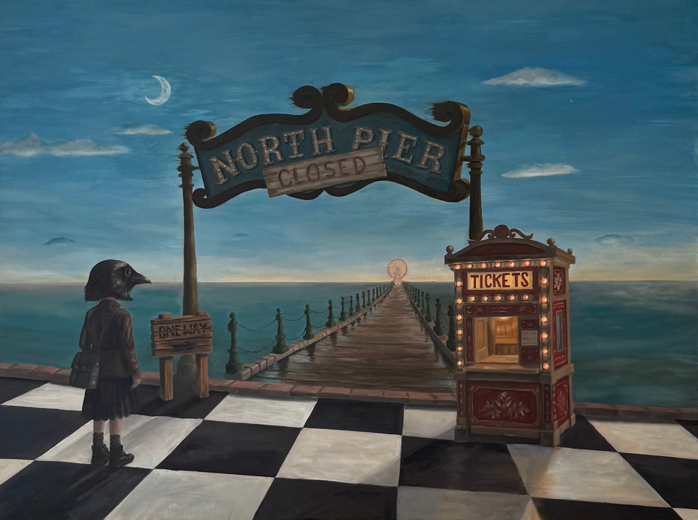 "Have you got your ticket?" Giclee fine art print